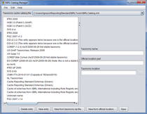XBRL Catalog Manager